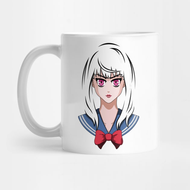 Cute Anime Girl Otaku - Manga Anime Lovers Gift For Girls Teens by Art Like Wow Designs